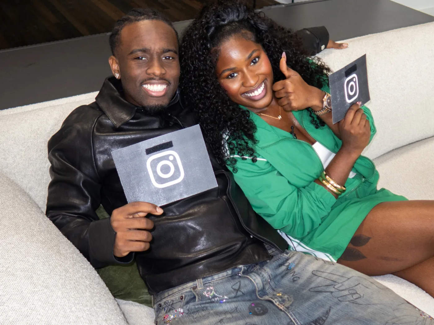 Kai and Kaiya Cenat on Close Friends Only
