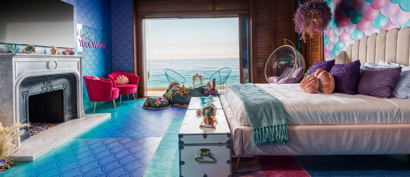 The Little Mermaid for Disney × Booking.com (via Damies Creative)