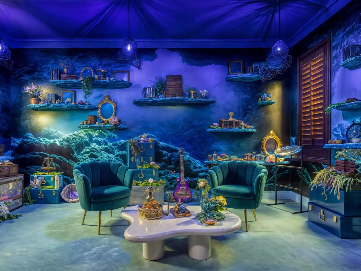A Little Mermaid themed room