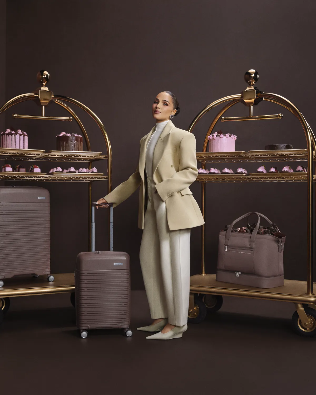 The shoot: Indulgence Perfected for Samsonite (via Studio HS)